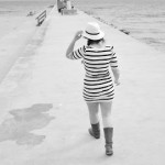 Stripes and beach always works